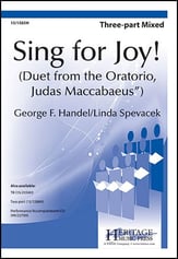 Sing for Joy! Three-Part Mixed choral sheet music cover